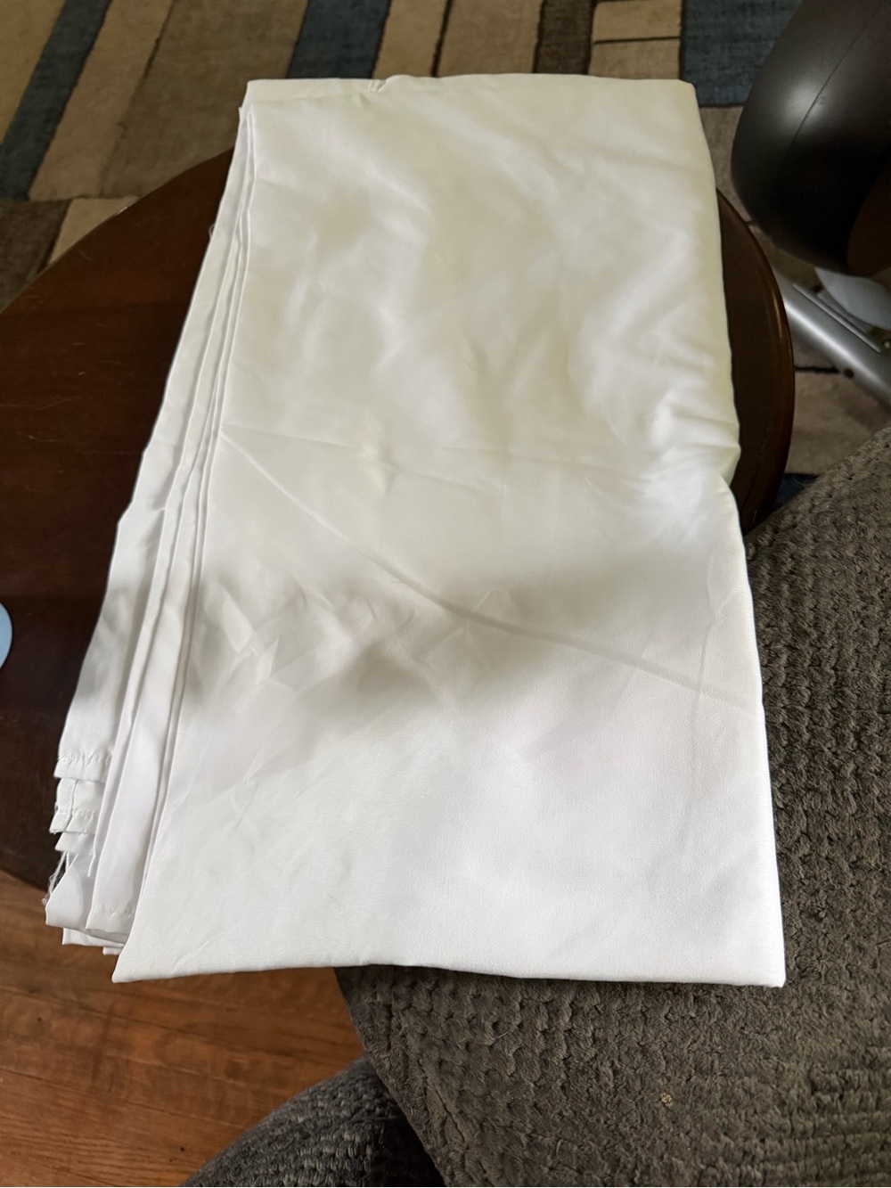 London Fog Queen Flat Sheet - Crisp White